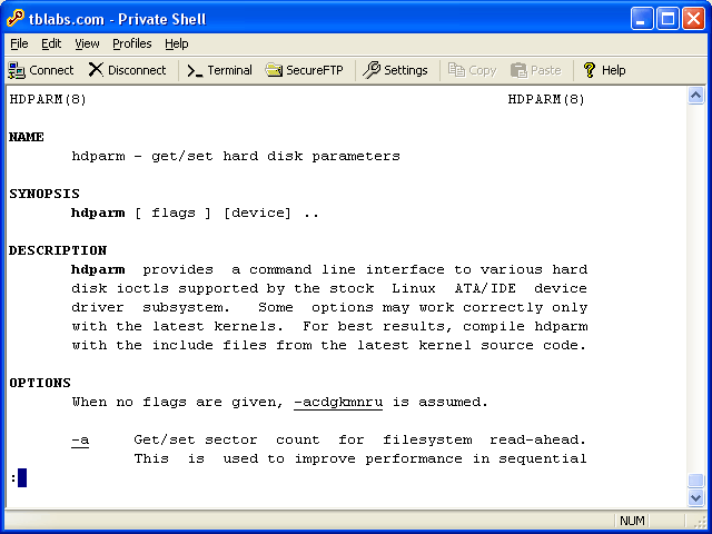 Private Shell Screenshot